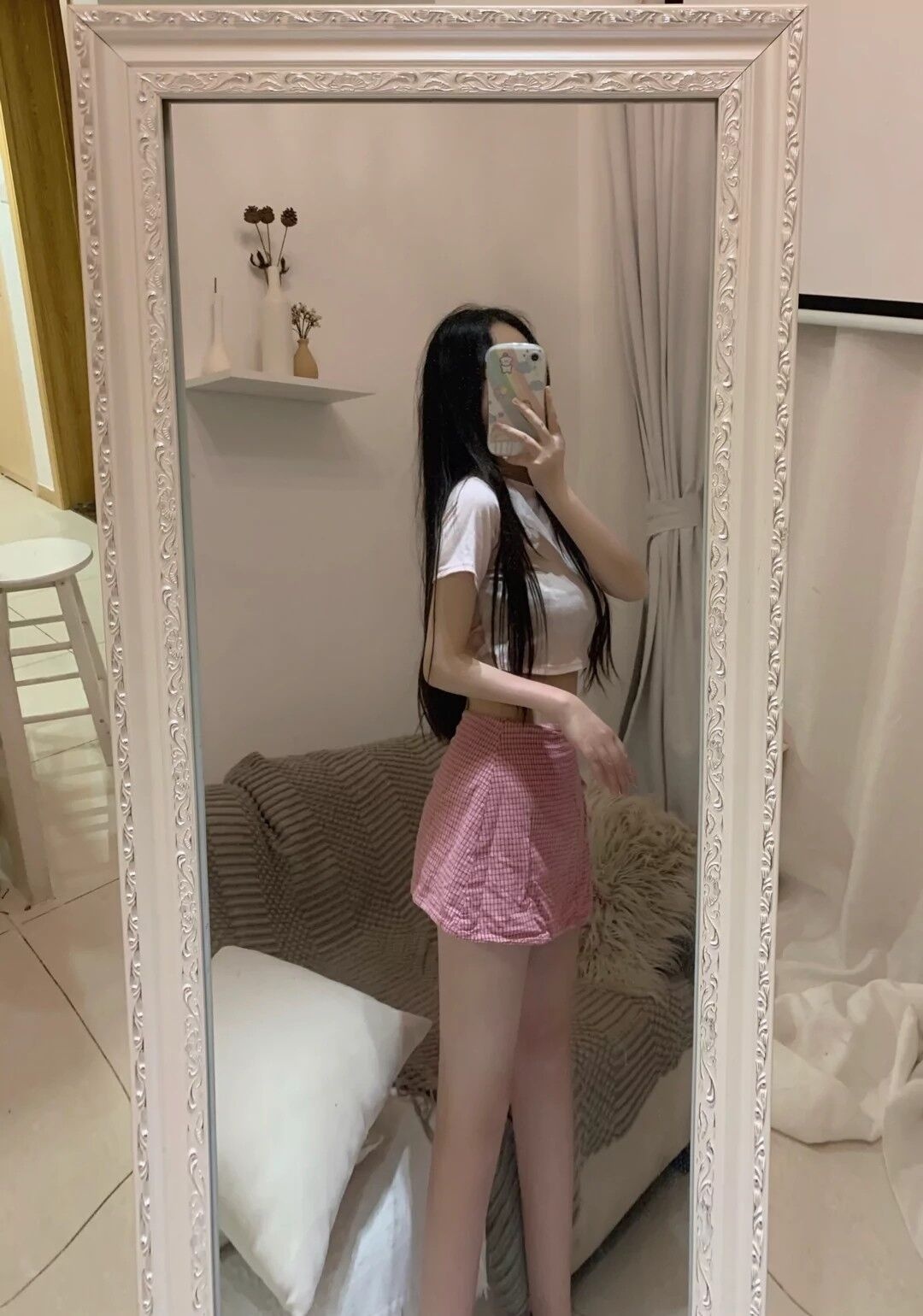 验证上门的极品美女，腿玩年系列