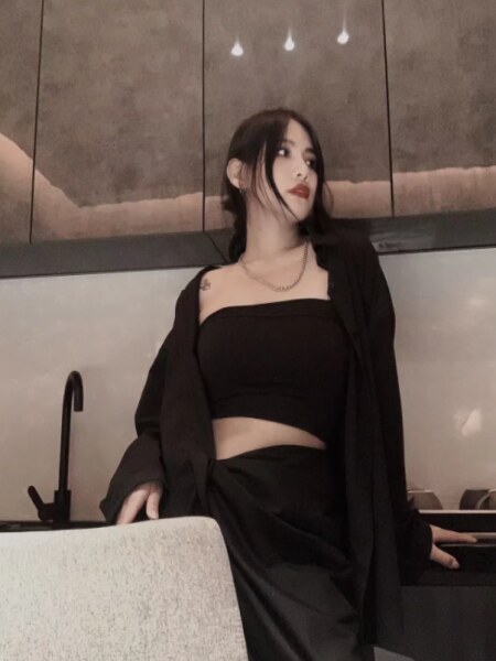 欧美范的妹子