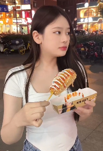 余杭区，骚气十足的妹子
