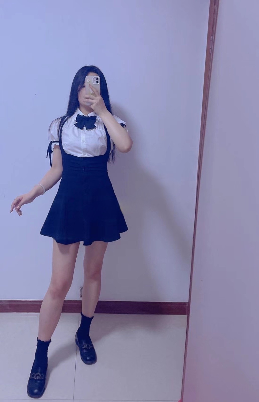 皮肤好身材好的妹妹