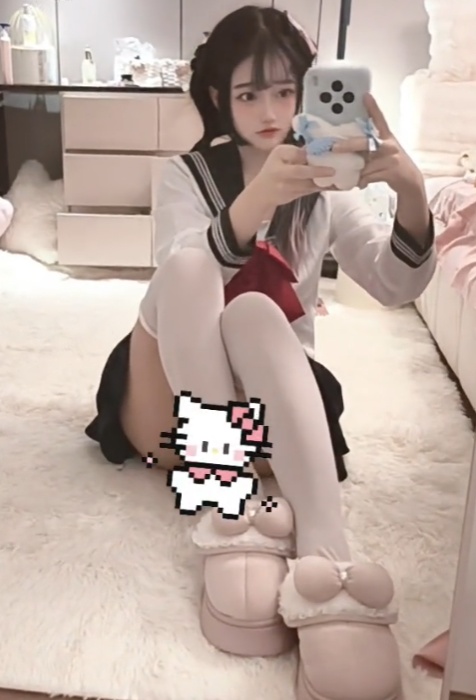 嫩妹JK角色扮演COS