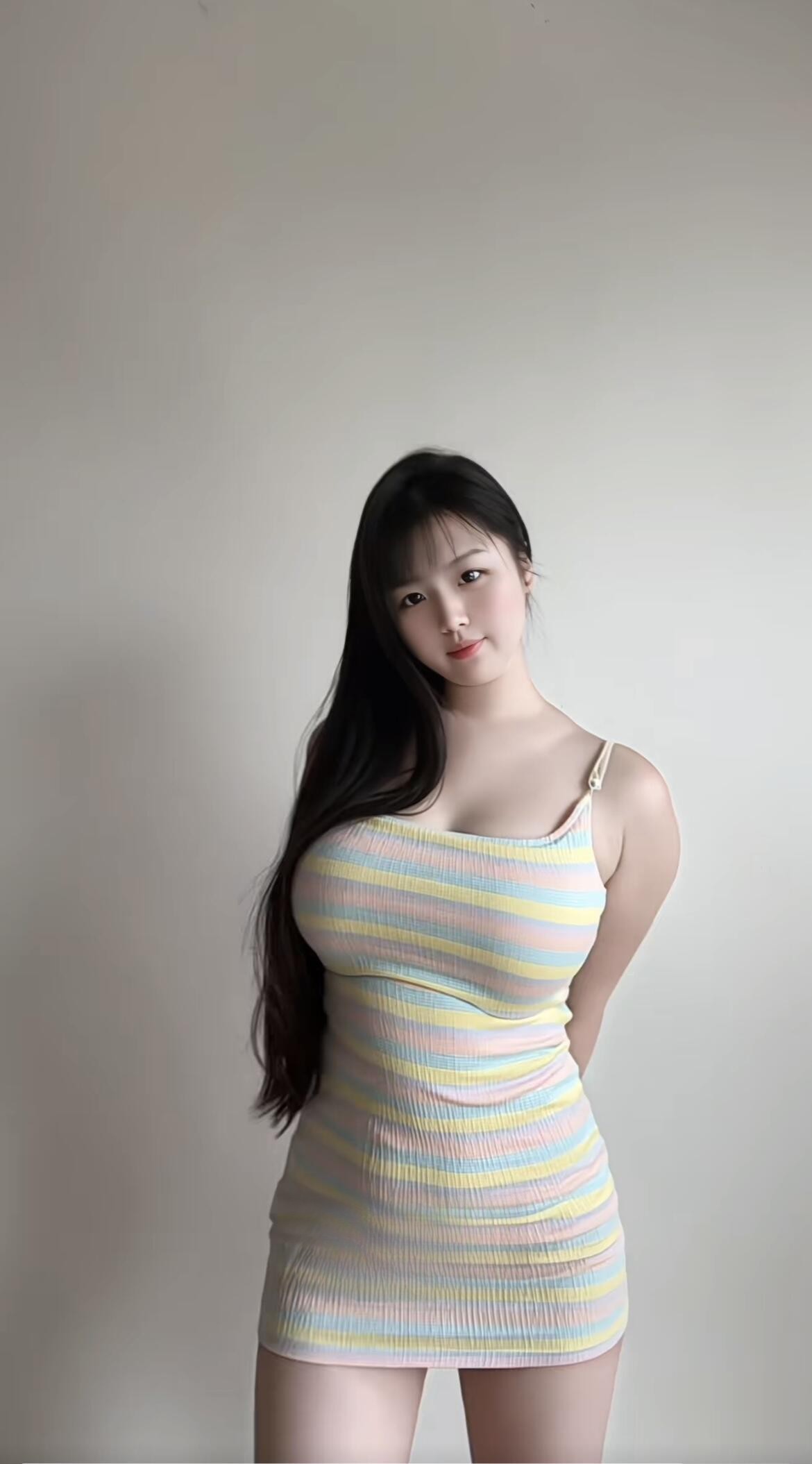 大胸健身嫩货性感妩媚