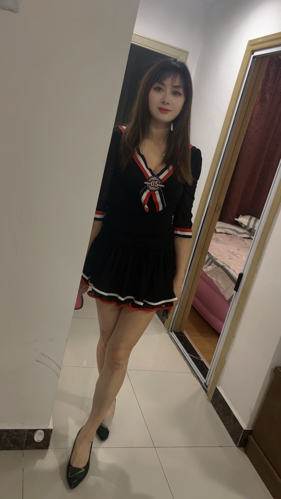 老师的声音很温柔，很有女人味