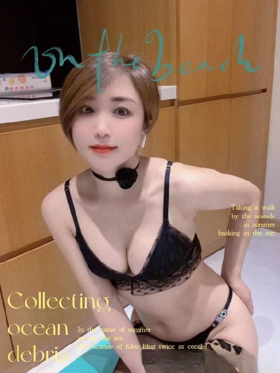 性感短发美女