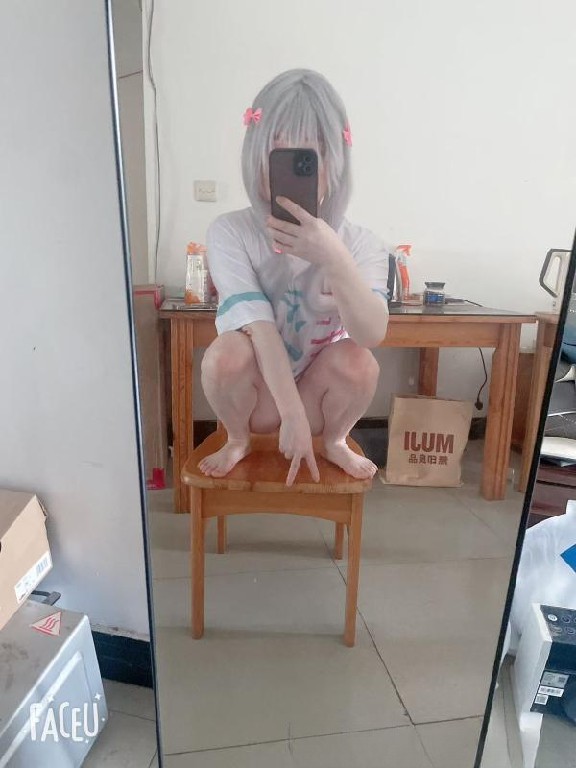 建邺白虎三点粉cos