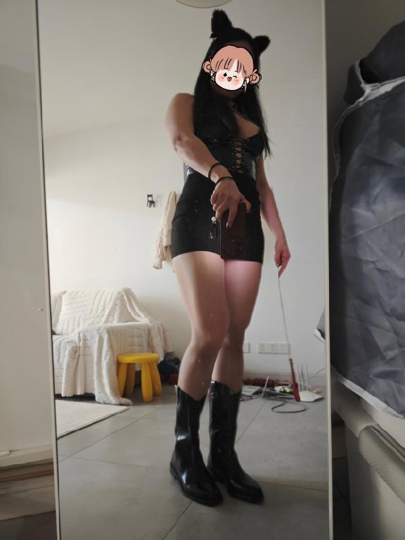 欧美身材的性感小母狗